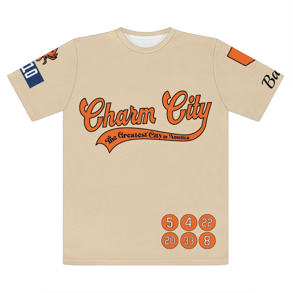 Charm City - Our City 23 Premium Cut and Sew Sublimation Unisex T-Shirt